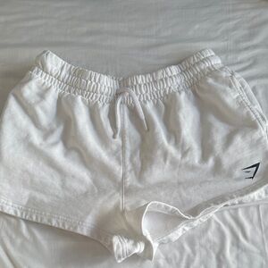 Gymshark White Athletic Shorts